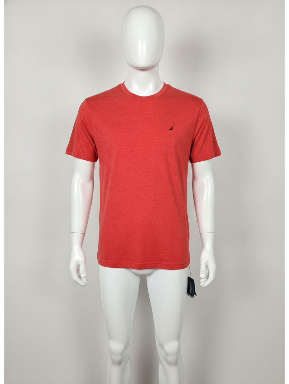 Nautica Men's Classic Red Crew Neck T-Shirt